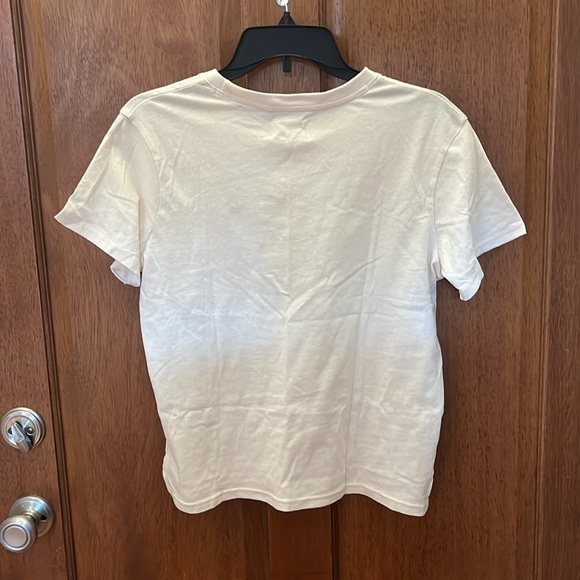 Pact Seaside Sea Salt Organic Cotton Linen Tee Small - Picture 4 of 4